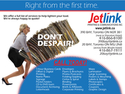 Need printing done fast? We,  at Jetlink,  can help!