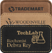 Custom Leather and Plastic Name Badges Calgary